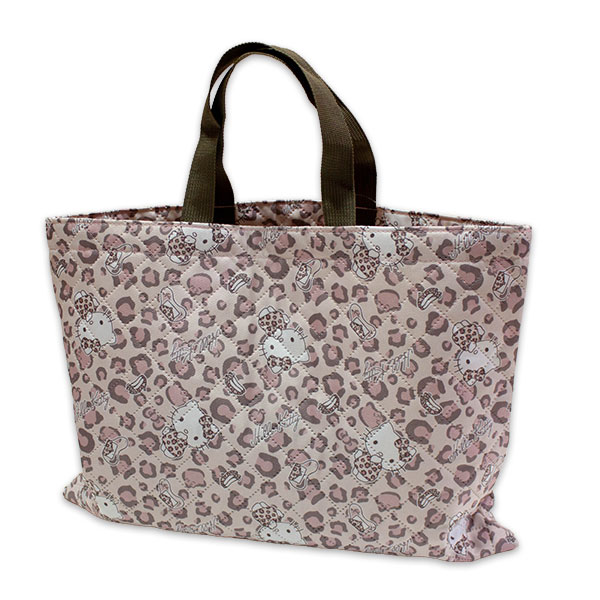 ハローキティ 送料無料 レッスンバッグ 豹柄 約H310×W400mm