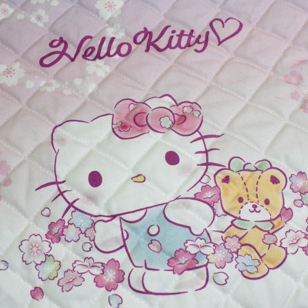 ハローキティ 送料無料 キルトレッスンバッグ大 ピンク QKT8-2780 約