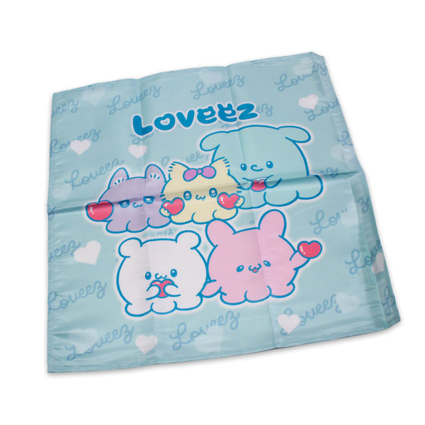 送料無料 らぶいーず ナフキン 3枚組 約43×43cm ランチクロス Loveez