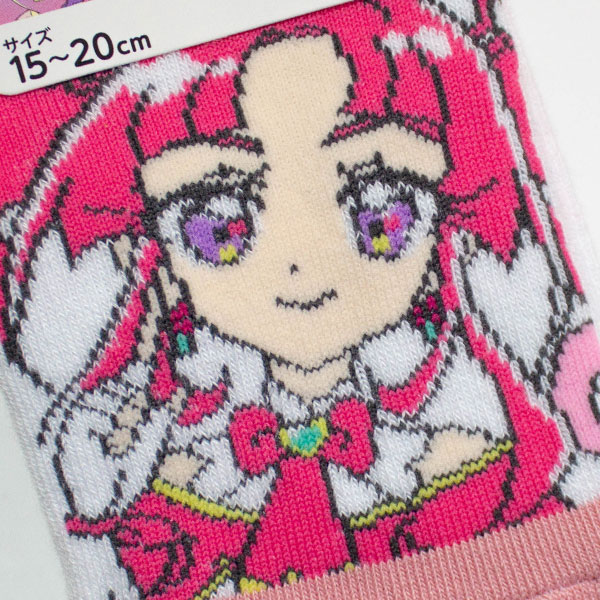 名探偵プリキュア スニーカーソックス キュアミスティック柄 15-20cm