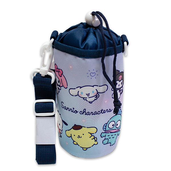 ハンドメイド品　キラキラお帽子スーちゃんポシェット&保冷ペットボトルケース 送料無料 サンリオキャラクターズ ペットボトルケース CSC4-1900 約9