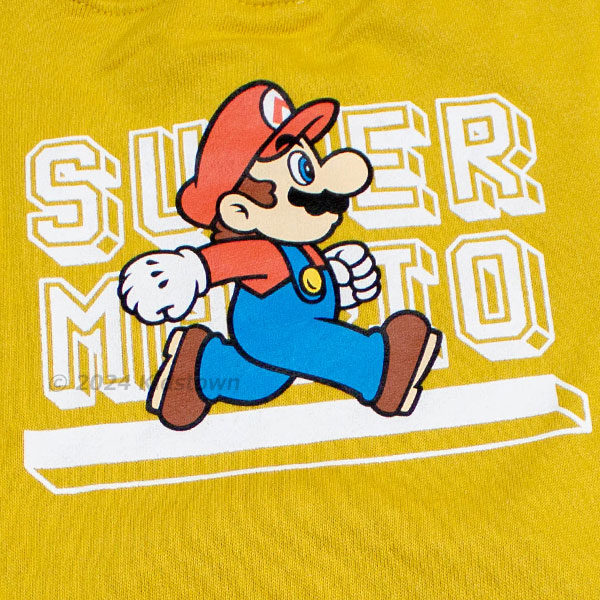 BANDAI 送料無料 スーパーマリオ トレーナー マリオ＆クッパ柄