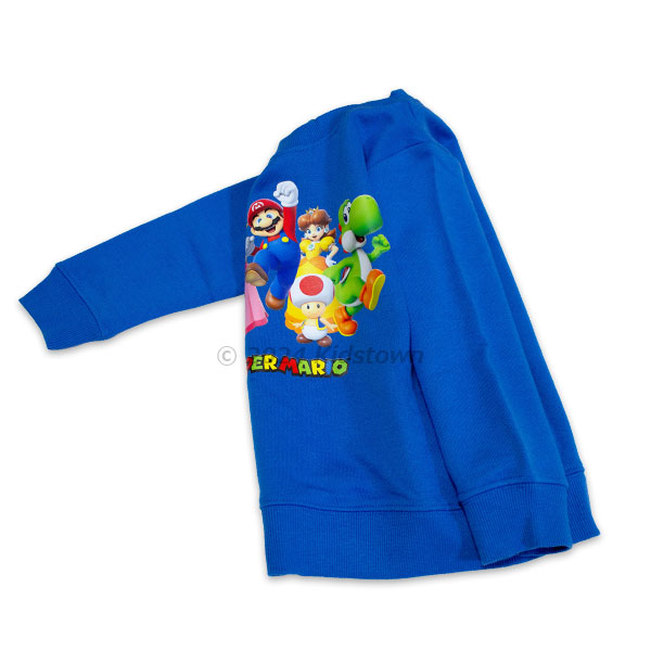 BANDAI 送料無料 スーパーマリオ トレーナー 集合柄 子供服