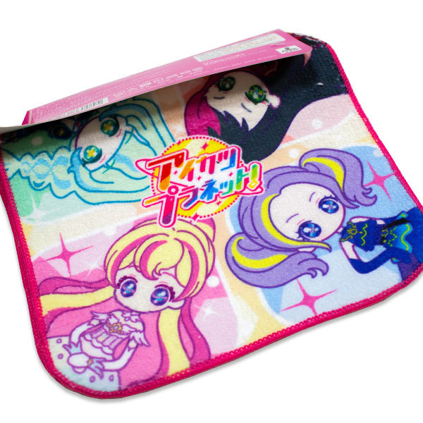 アイカツプラネット！ ミニタオル3枚組 約16×16cm ポリエステル