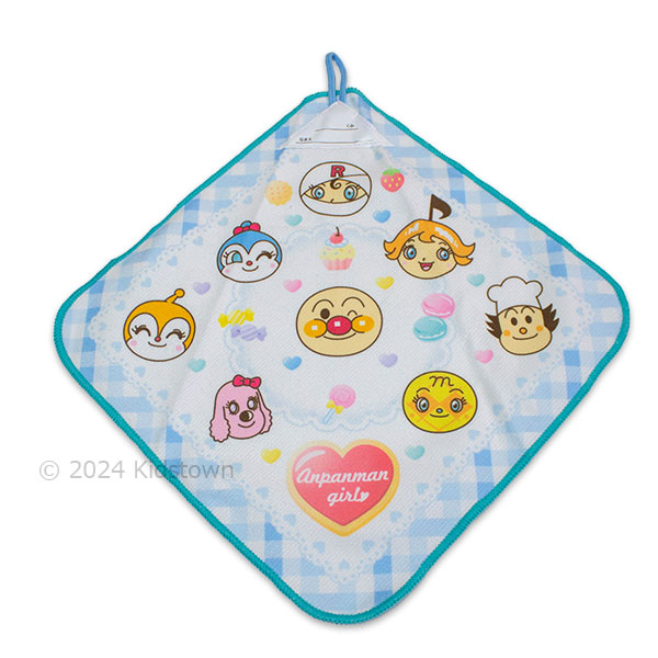 BANDAI（バンダイ） 送料無料 アンパンマン ループ付きハンドタオル3枚