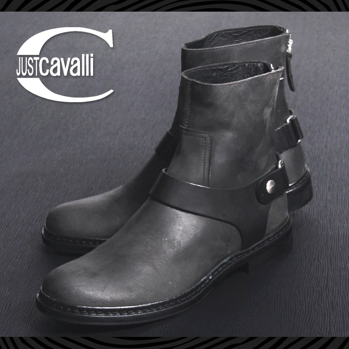 Justcavalli 本革 ブーツ 27.0cm-