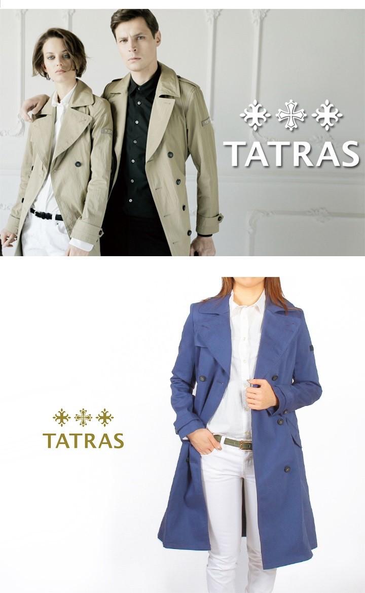 タトラス TATRAS トレンチコート レディース ベルト付き ダブルブレスト ロングコート LTA15S4466 SPEZIA