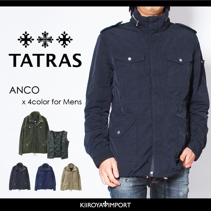 タトラス TATRAS M65 ジャケット メンズ ダウンライナー付 ANCO : tat