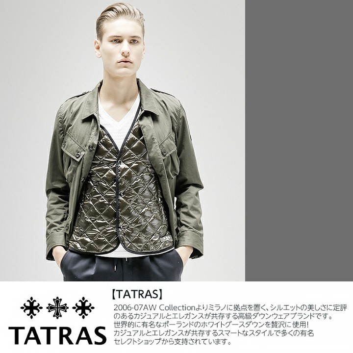 タトラス TATRAS サファリジャケット メンズ 取り外し可ダウンライナー