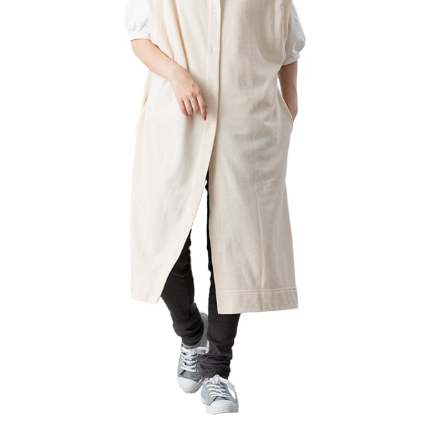 新品【EMILY WEEK】ウールリブ10分丈レギンス beige