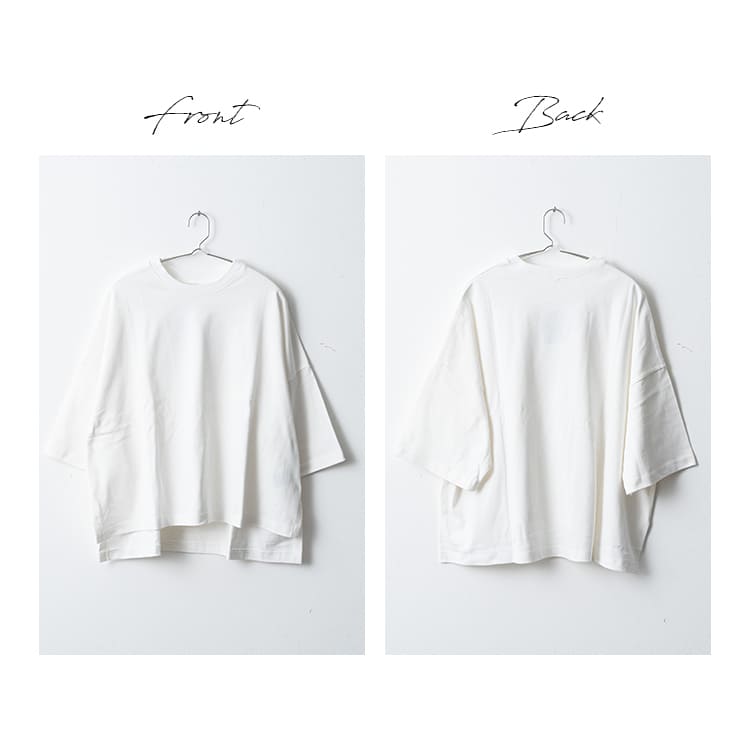 ヨリ 七分袖カットソー サイズF レディース レディース 七分袖 Tシャツ | 深緋 - 楊柳生地 専門店 山城 ネットショップ