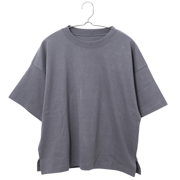 tシャツ 半袖 レディース カットソー 5分袖 厚手 ヘビーウェイト
