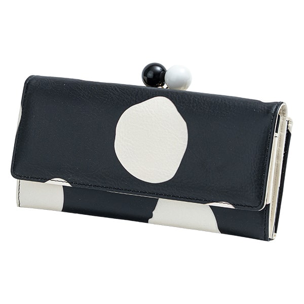 財布 レディース 長財布 ブランド ツモリチサト がま口 ドット