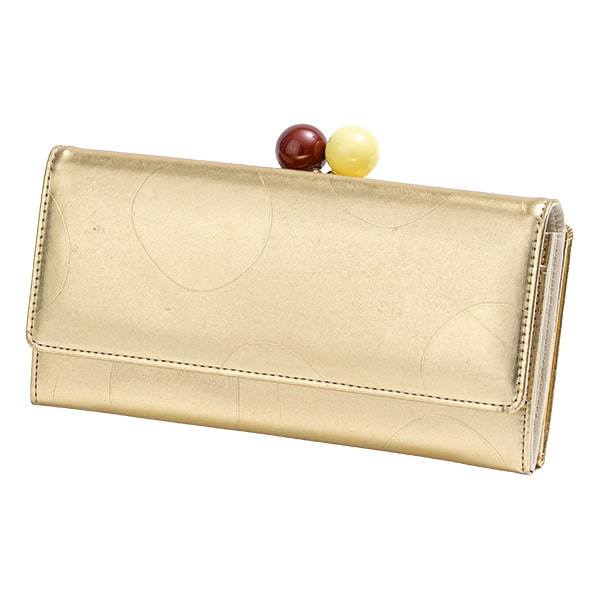 財布 レディース 長財布 ブランド ツモリチサト がま口 ドット