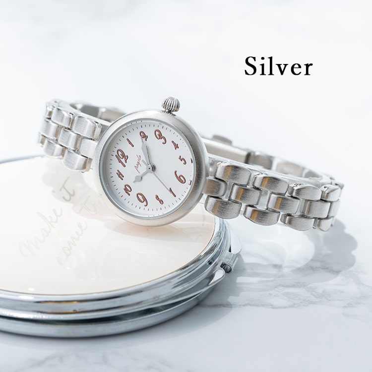 腕時計 レディース 3気圧防水 金属ベルト ブランド マット加工