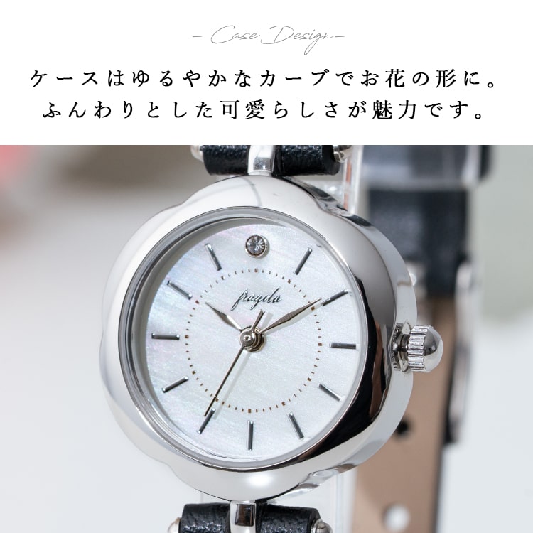 腕時計 レディース 防水 ブランド おしゃれ 花 フェイクシェル 文字盤