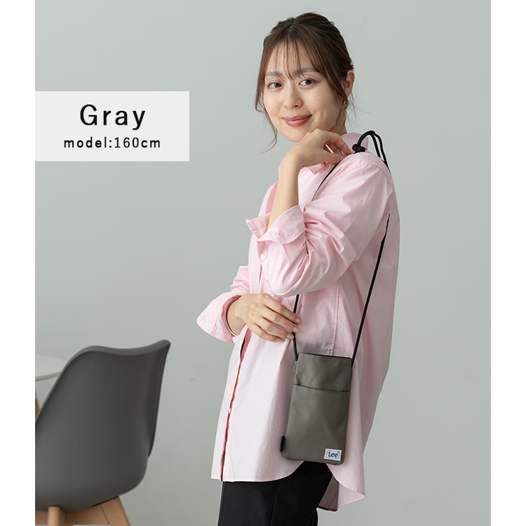 Lee（リー） スマホポーチ ブランド ミニショルダーバッグ 斜め掛け 撥