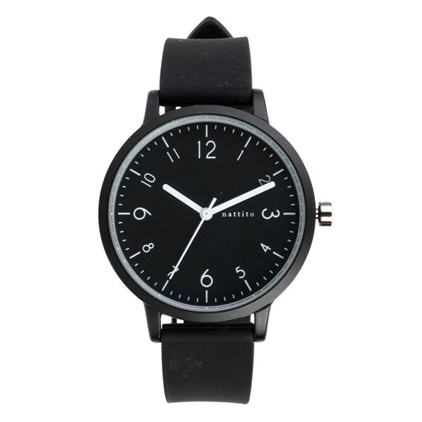 腕時計 レディース メンズ シリコン ラバーベルト ペア シンプル スポーティ おしゃれ プレゼント ギフト nattito 1年間のメーカー保証付き メール便送料無料｜kiitos-web｜11