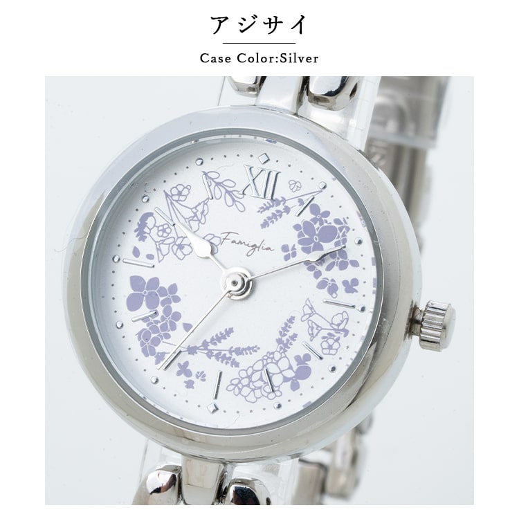 腕時計 レディース 5気圧防水 花 フラワー ブレスレットウォッチ かわいい おしゃれ ブランド 日本製ムーブ ギフト 1年間のメーカー保証付き メール便送料無料｜kiitos-web｜16