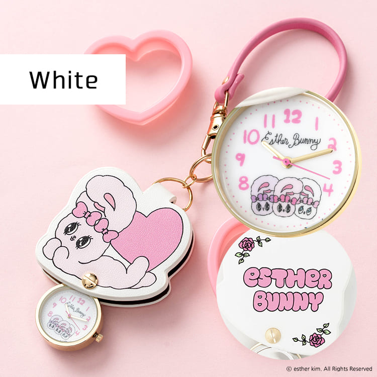 エスターバニー 時計 キーホルダー バッグチャーム キャラクター 韓国