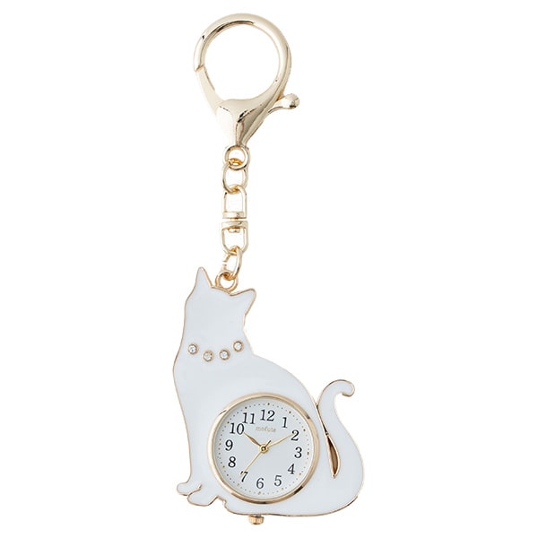 field work（フィールドワーク） 懐中時計 キーホルダーウォッチ ネコ