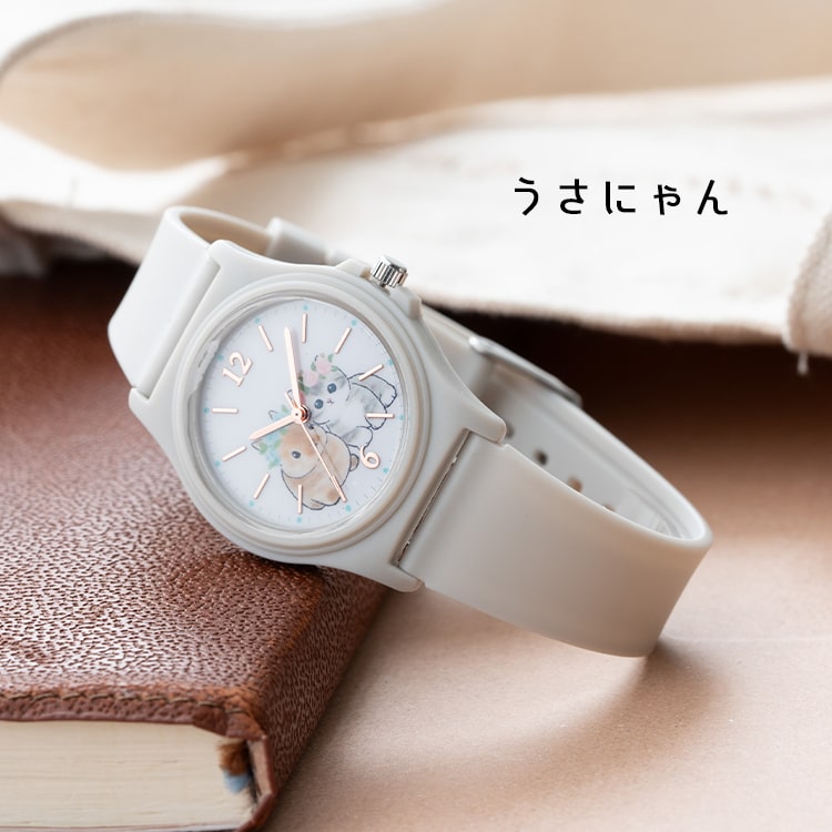 腕時計 レディース ブランド モフサンド かわいい ラバー キャラクター 大人 日本製ムーブメント ギフト｜kiitos-web｜21