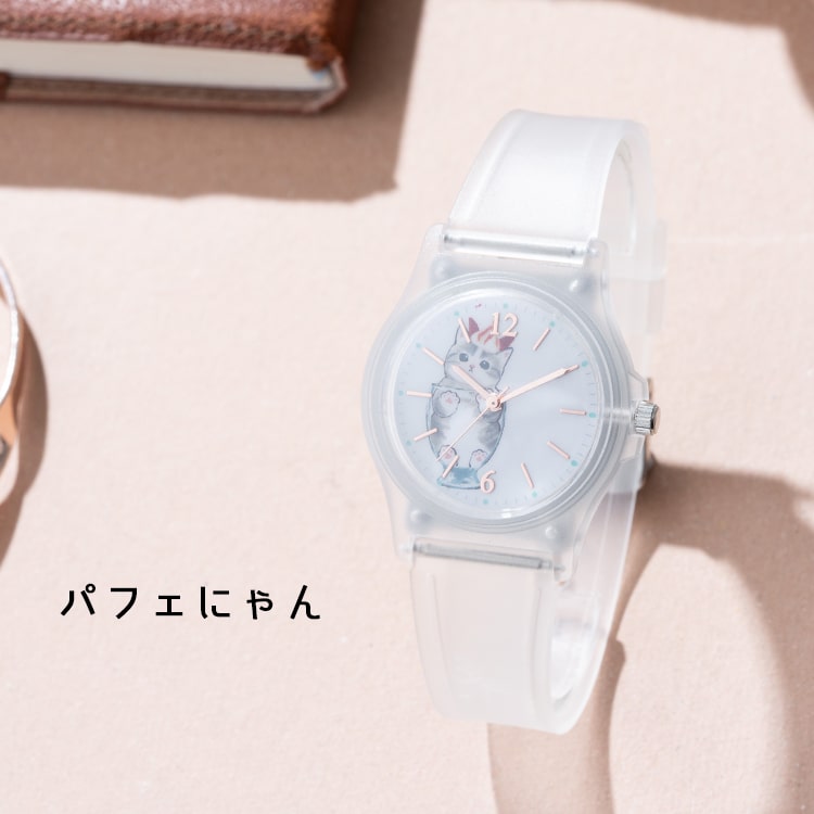 腕時計 レディース ブランド モフサンド かわいい ラバー キャラクター 大人 日本製ムーブメント ギフト｜kiitos-web｜23