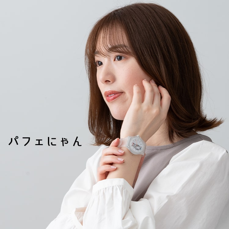 腕時計 レディース ブランド モフサンド かわいい ラバー キャラクター 大人 日本製ムーブメント ギフト｜kiitos-web｜24