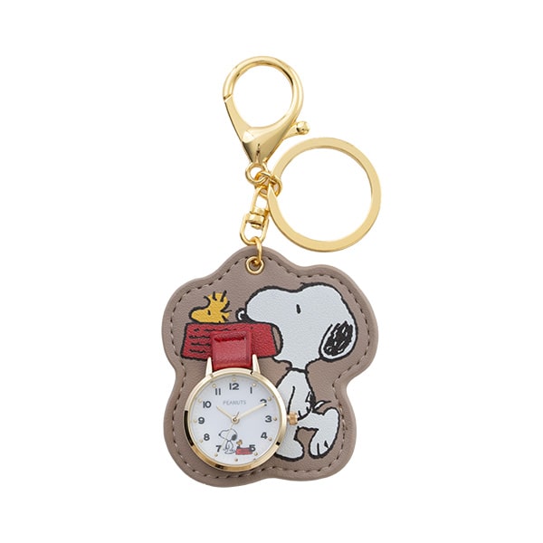 SNOOPY（スヌーピー） 懐中時計 レディース キーホルダーウォッチ