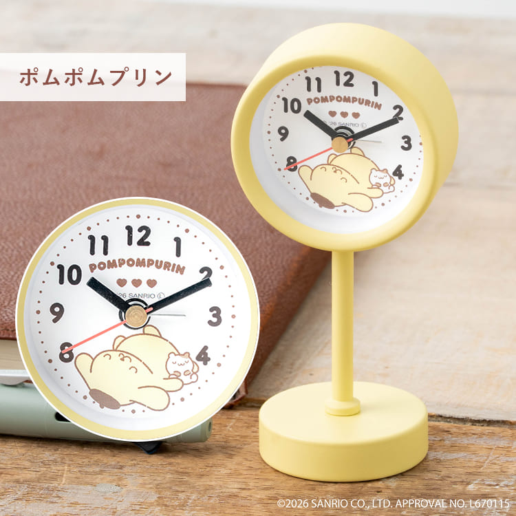 sanrio（サンリオ） 置き時計 目覚まし時計 キャラクターズ スタンド