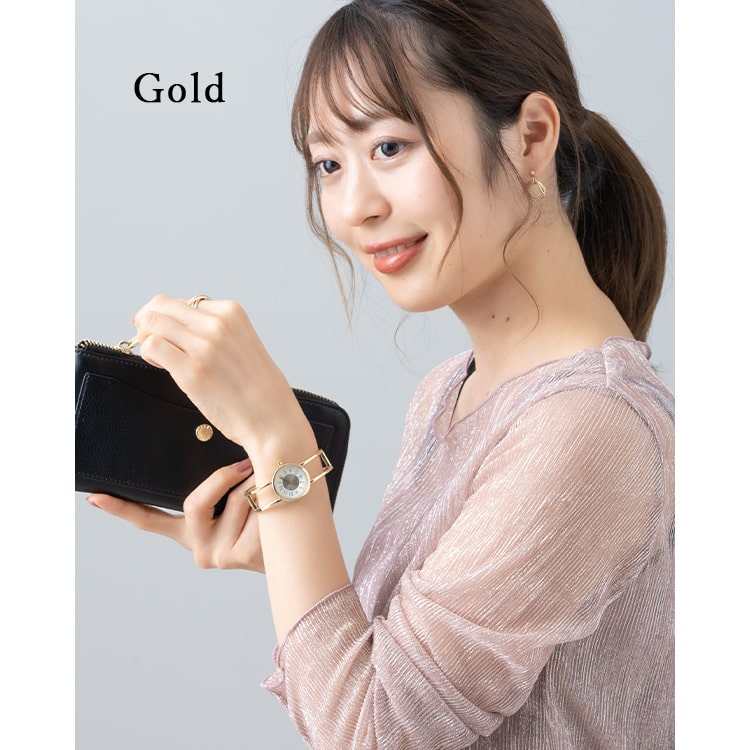 腕時計 レディース バングルウォッチ バイカラー シンプル おしゃれ ブランド 20代 30代 40代 見やすい 日本製ムーブメント ギフト 1年間のメーカー保証付き｜kiitos-web｜17