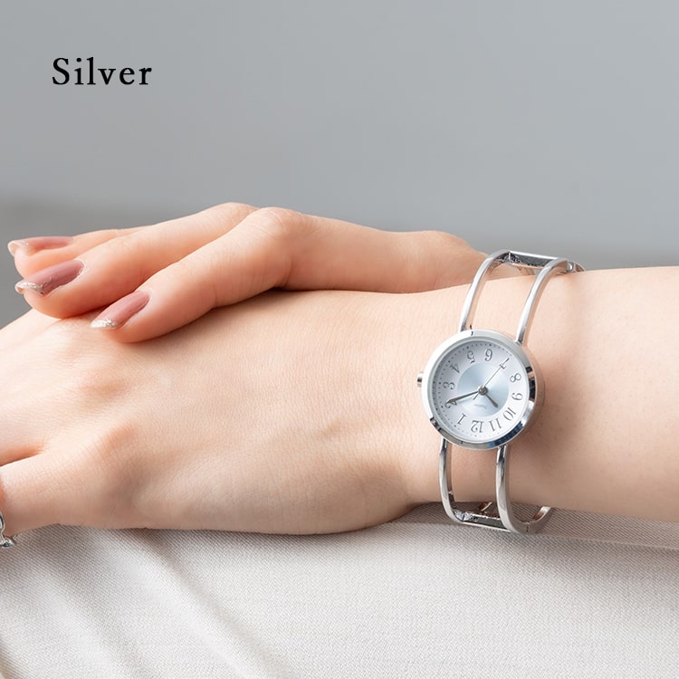 腕時計 レディース バングルウォッチ バイカラー シンプル おしゃれ ブランド 20代 30代 40代 見やすい 日本製ムーブメント ギフト 1年間のメーカー保証付き｜kiitos-web｜13