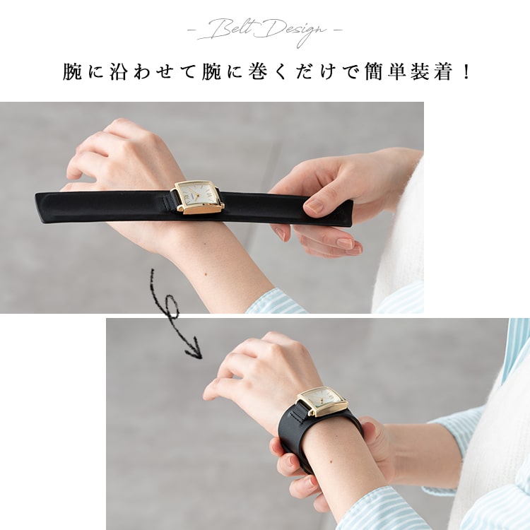 腕時計 レディース 四角 着脱簡単 バングル ...の詳細画像4