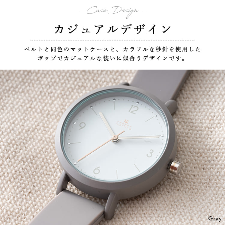 腕時計 レディース シリコン ベルト ブランド 大人 おしゃれ シンプル 仕事 日本製ムーブメント 1年間のメーカー保証付き｜kiitos-web｜11