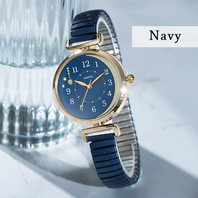 field work（フィールドワーク） 腕時計 レディース ジャバラ 星 月