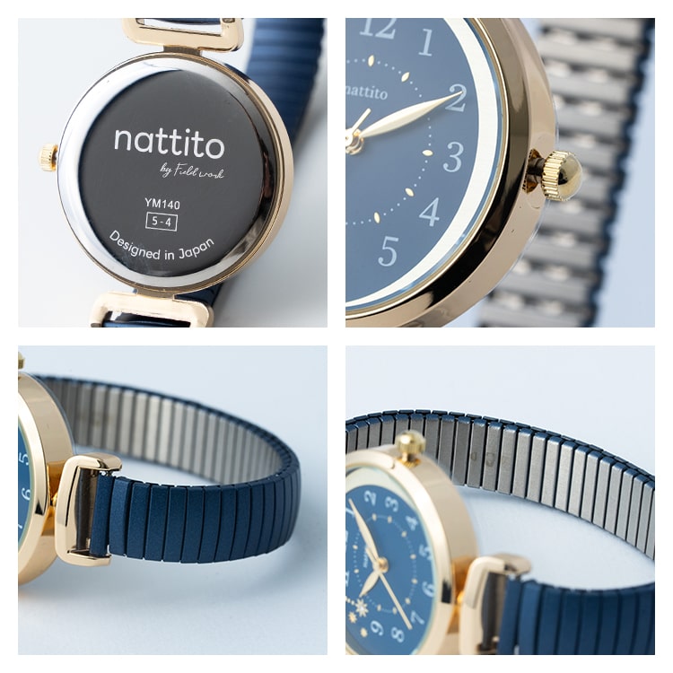 field work（フィールドワーク） 腕時計 レディース ジャバラ 星 月