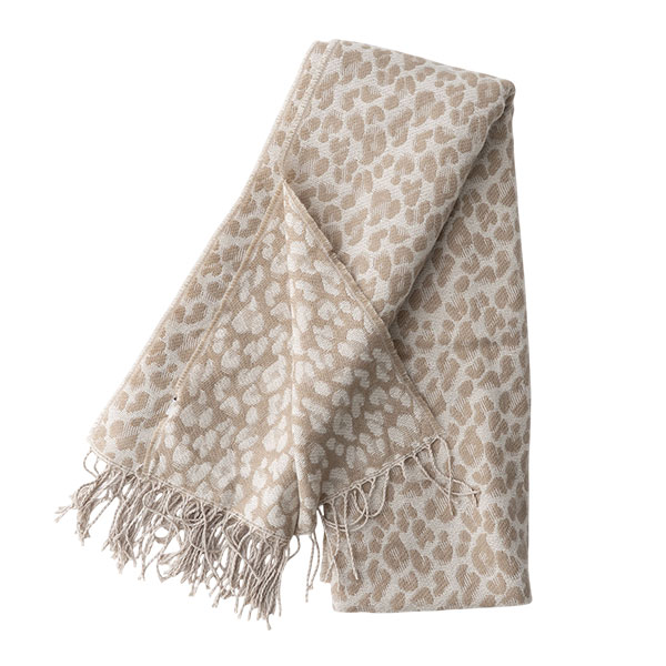 jou jou lier（ジュジュリエ） ストール 大判 レオパード ヒョウ柄