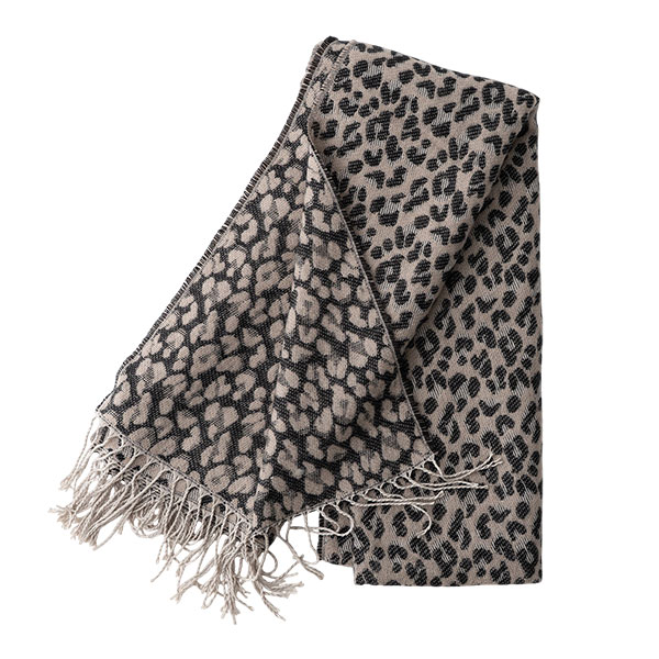 jou jou lier（ジュジュリエ） ストール 大判 レオパード ヒョウ柄