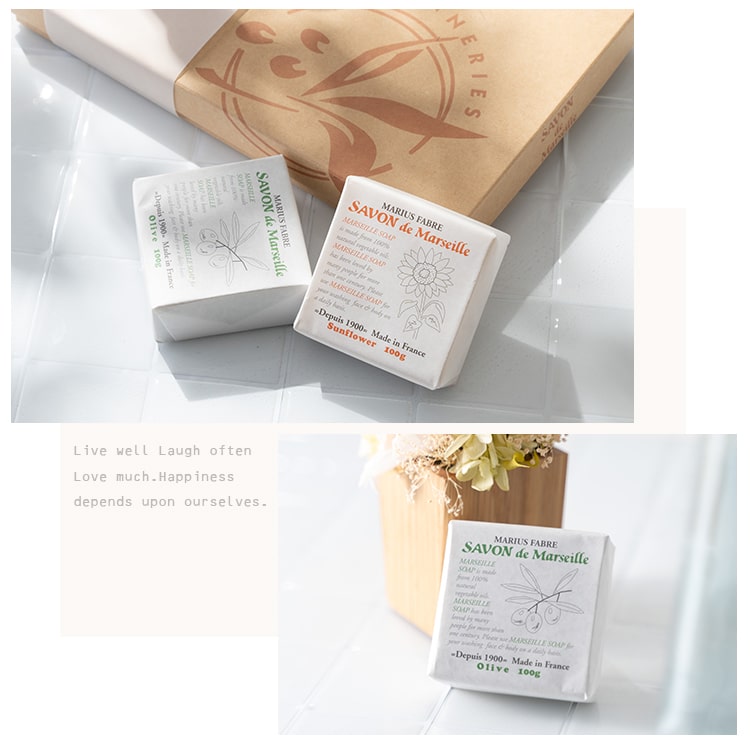 石鹸 サボンドマルセイユ ギフトセット 6個入り フランス サンフラワー