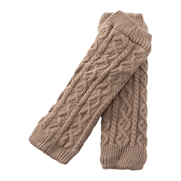レッグウォーマー 暖かい 冬 厚手 ボア ファー 裏起毛 ニット 洗える