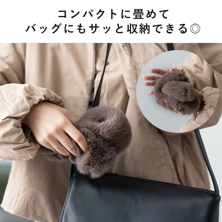 PAGE ONE（ページワン） ティペット マフラー フェイクファー