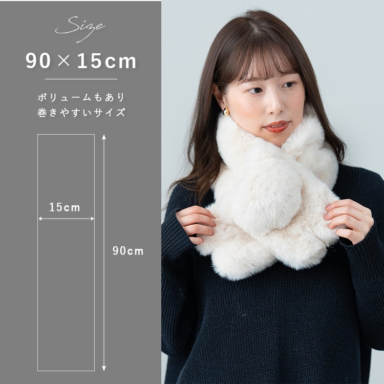 jou jou lier（ジュジュリエ） マフラー ティペット レディース