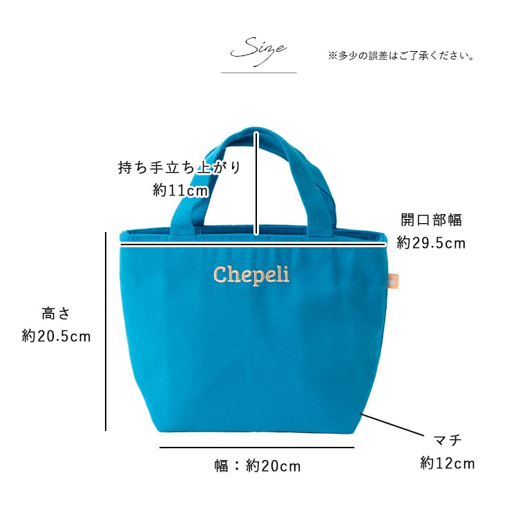 ランチバッグ 保冷 洗える 大きめ キャンバス ファスナー付き トート