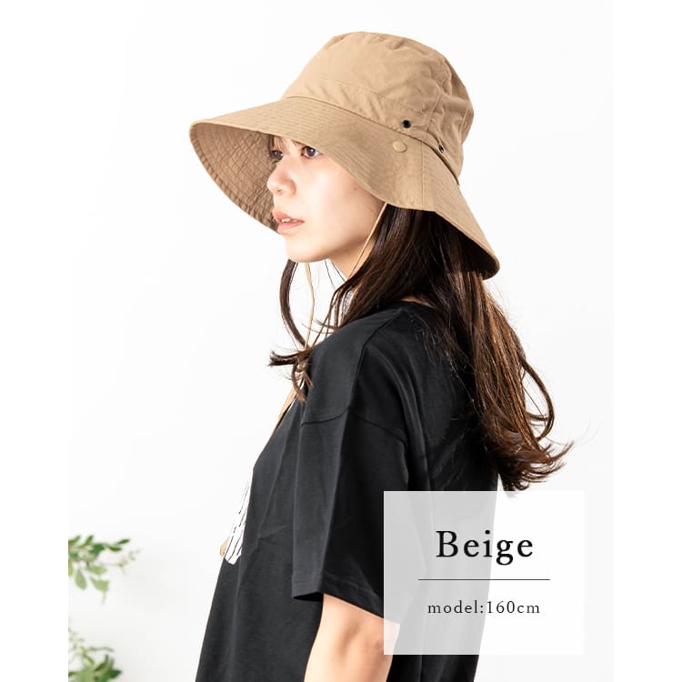 PAGE ONE（ページワン） 帽子 レディース 2way たれ付き 日焼け防止