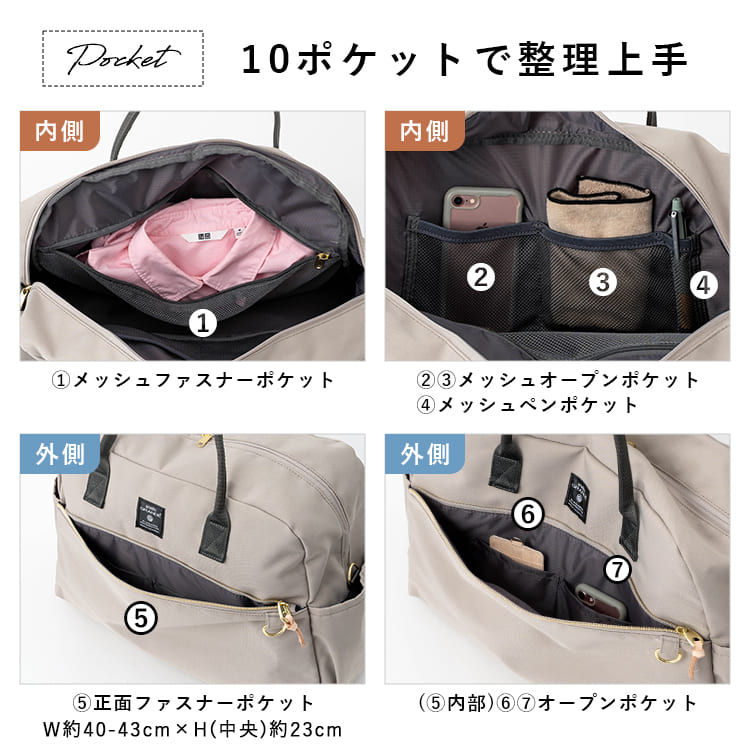 anello GRANDE ボストンバッグ 旅行 軽量 レディース アネロ 大容量