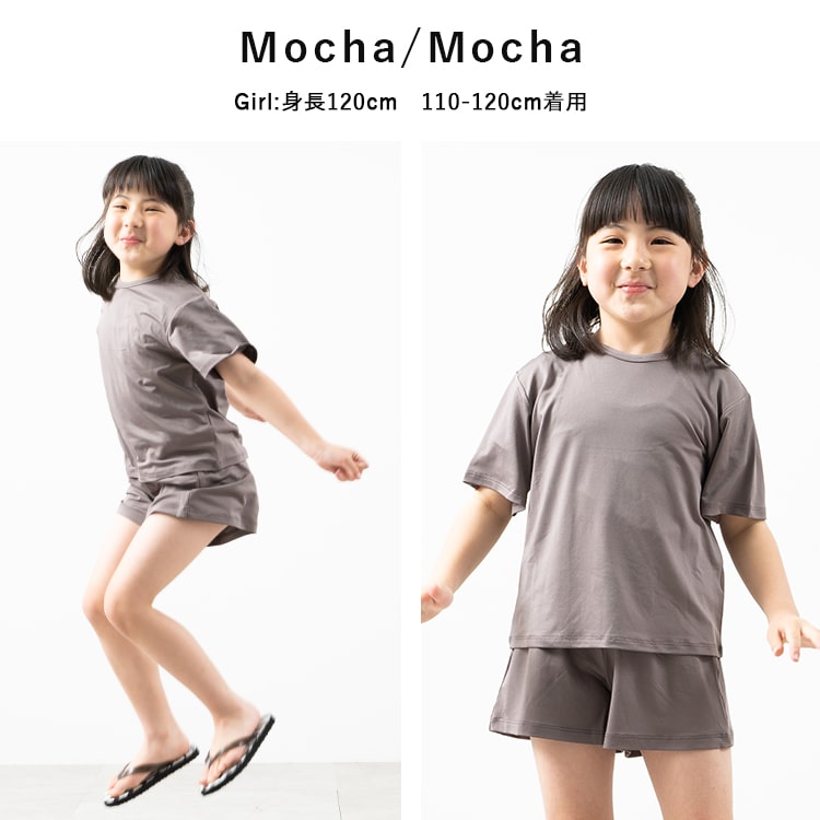ラッシュガード キッズ 上下セット 女の子 男の子 長袖 フード無し