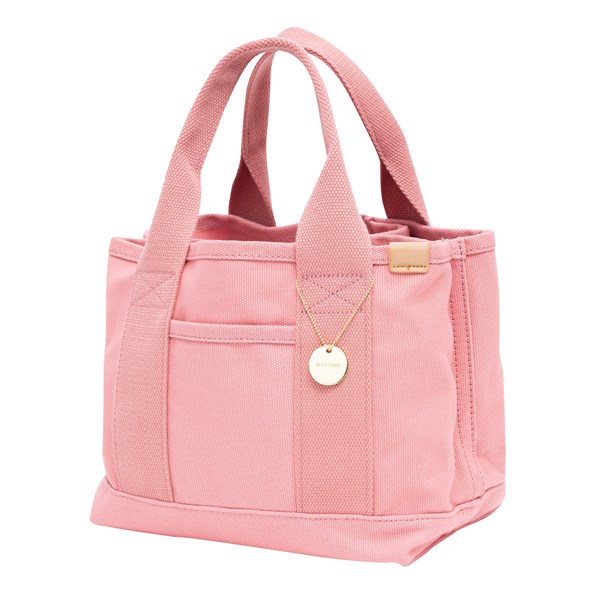 トートバッグ レディース キャンバス 3つ仕切り ランチバッグ 小さめ