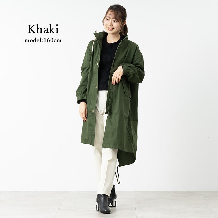 素敵 大人ブルゾン ロング MA-1 モッズ コート org.jpg