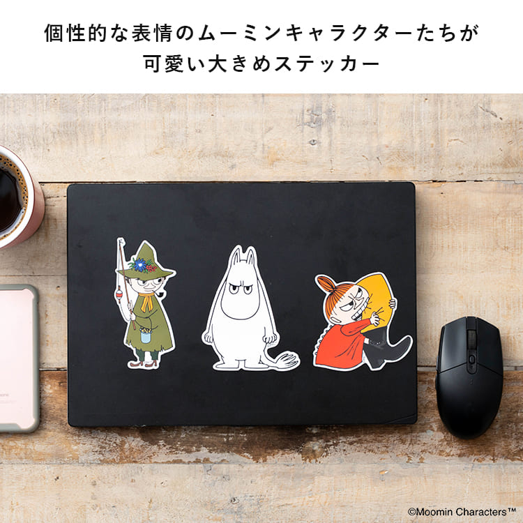 ムーミン ステッカー シール 2枚セット 大き...の詳細画像2