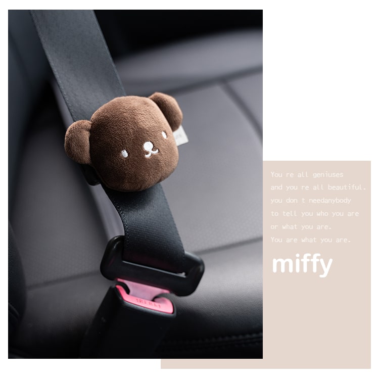 シートベルトストッパー ミッフィー カー用品 かわいい おしゃれ クリップ 締め付け軽減 車 大人 子供 妊婦 ギフト 関連画像2